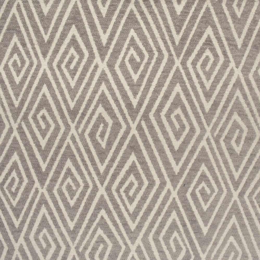 F2481 Dove by Greenhouse Designer Fabric 100% Polyester China 30,000 double rubs </p><p>Repeat: 6.5" H, 7.25" V 54" - Swanky Fabrics -