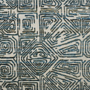 Greenhouse Fabric F2705 Cerulean