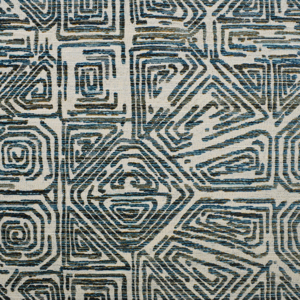 F2705 Cerulean by Greenhouse Designer Fabric 100% Polyester China 50,000 </p><p>Repeat: 14.25" H, 14.5" V 57" - Swanky Fabrics -