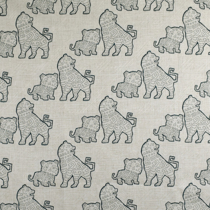 F2712 Aegean by Greenhouse Designer Fabric 95% Polyester, 5% Linen W/ 100% Rayon Embroidery China 9,000 double rubs </p><p>Repeat: 10.75" H, 11.75" V 60" - Swanky Fabrics -