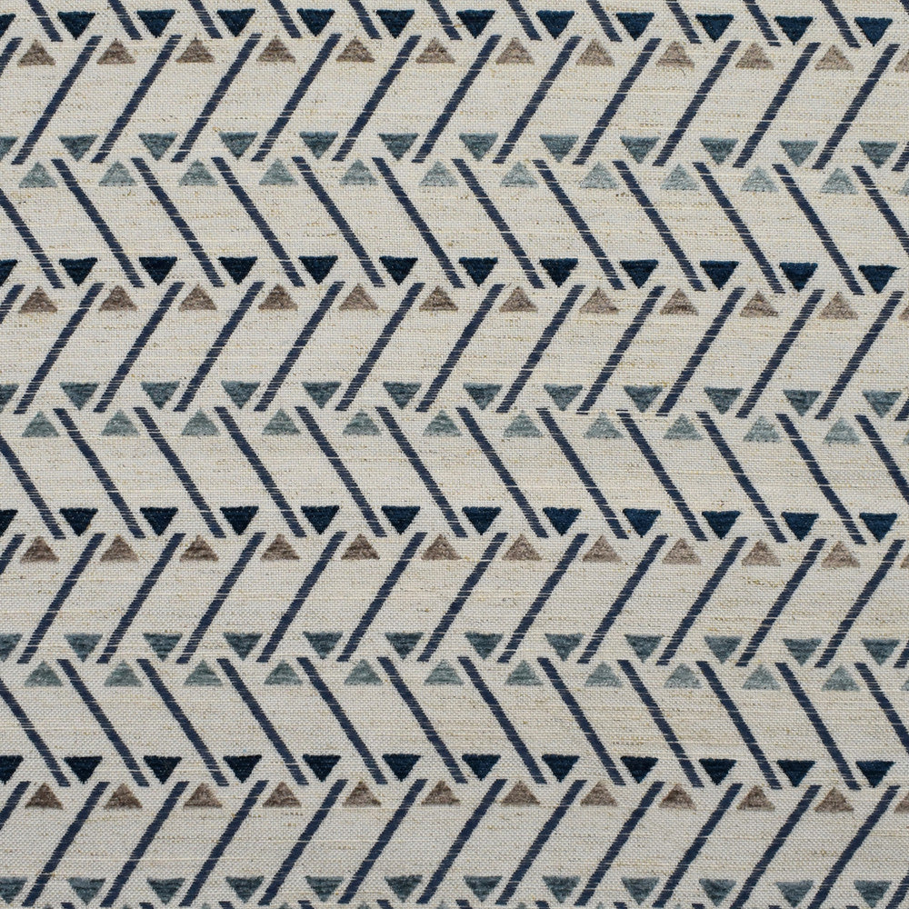 F2721 Prussian by Greenhouse Designer Fabric 97% Polyester, 3% Linen China 50,000 double rubs </p><p>Repeat: 1" H, 3" V 58" - Swanky Fabrics -