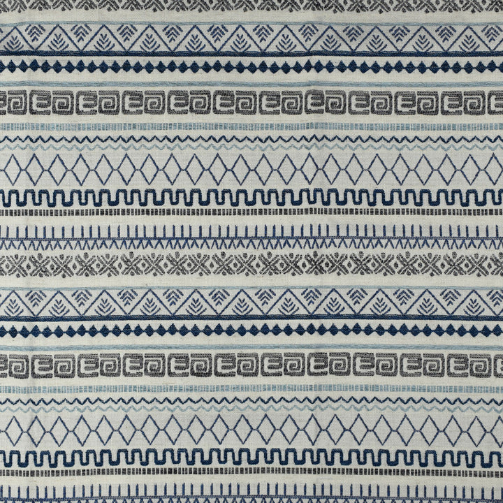 F2722 Sea by Greenhouse Designer Fabric 99% Polyester, 1% Linen China 53,000 double rubs </p><p>Repeat: 2.25" H, 14" V 57" - Swanky Fabrics -