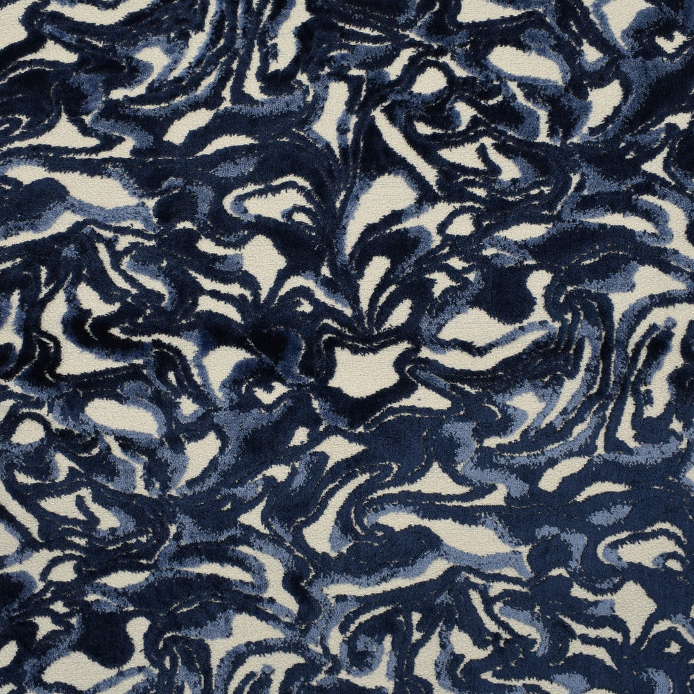 F2726 Indigo by Greenhouse Designer Fabric E84: greenhouse HUES 85% Viscose, 15% Polyester India 58,000 double rubs </p><p>Repeat: 14.25" H, 13" V 59" - Swanky Fabrics -