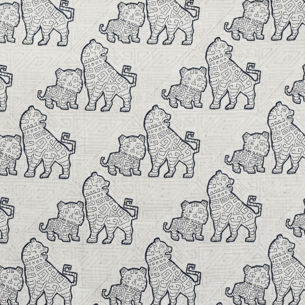 F2736 Sapphire by Greenhouse Designer Fabric E84: greenhouse HUES 95% Polyester, 5% Linen With 100% Rayon Embroidery China 9,000 double rubs </p><p>Repeat: 10.75" H, 11.75" V 60" - Swanky Fabrics -