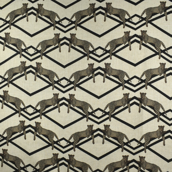 F2766 Black by Greenhouse Designer Fabric 95% Polyester, 5% Linen China 50,000 </p><p>Repeat: 14" H, 12" V 58" - Swanky Fabrics -