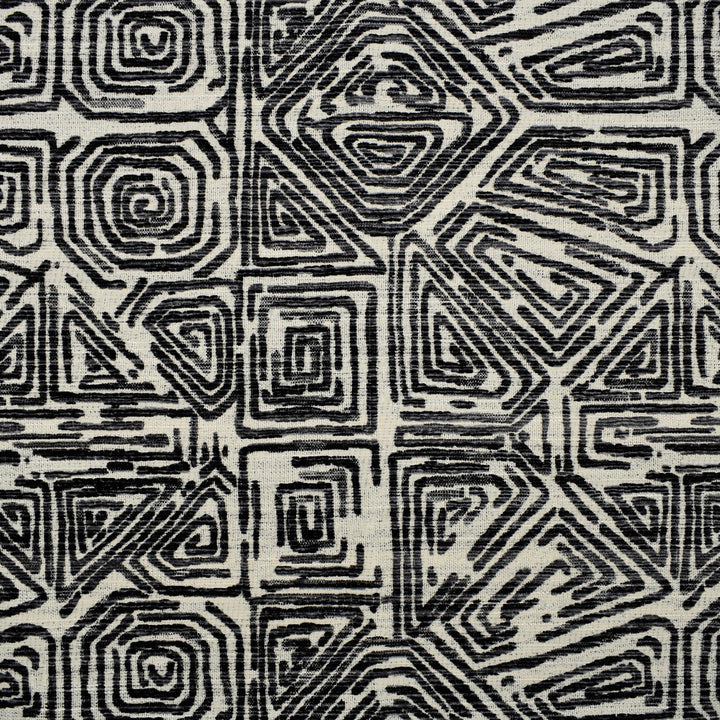 F2784 Black by Greenhouse Designer Fabric E83: greenhouse HUES 100% Polyester China 50,000 double rubs </p><p>Repeat: 14.25" H, 14.5" V 57" - Swanky Fabrics -