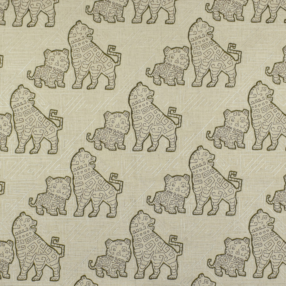 F2817 Mocha by Greenhouse Designer Fabric E85: greenhouse HUES 95% Polyester, 5% Linen With 100% Rayon Embroidery China 9,000 double rubs </p><p>Repeat: 10.75" H, 11.75" V 60" - Swanky Fabrics -