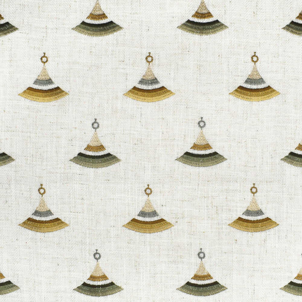 F2818 Moss by Greenhouse Designer Fabric 95% Polyester, 5% Linen With 100% Rayon Embroidery China 9,000 </p><p>Repeat: 4.5" H, 5.8" V 57" - Swanky Fabrics -