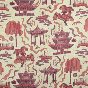Greenhouse Fabric F2835 Mauve