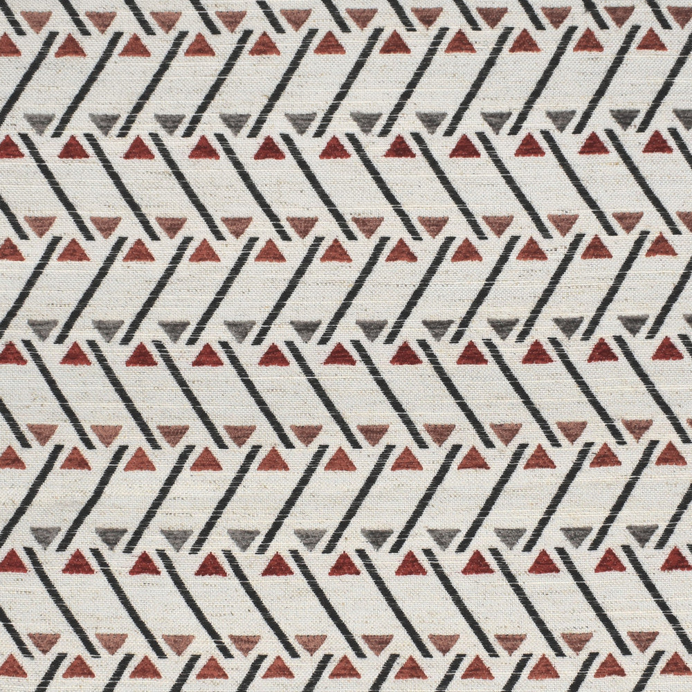 F2838 Cayenne by Greenhouse Designer Fabric 97% Polyester, 3% Linen China 50,000 </p><p>Repeat: 1" H, 3" V 58" - Swanky Fabrics -