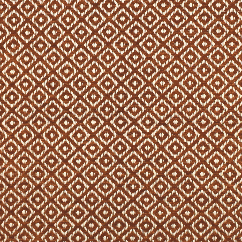 F2841 Cinnamon by Greenhouse Designer Fabric 100% Polyester China 30,000 </p><p>Repeat: .75" H, .75" V 58" - Swanky Fabrics -