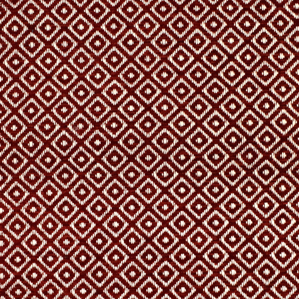 F2850 Merlot by Greenhouse Designer Fabric 100% Polyester China 30,000 double rubs </p><p>Repeat: .75" H, .75" V 58" - Swanky Fabrics -