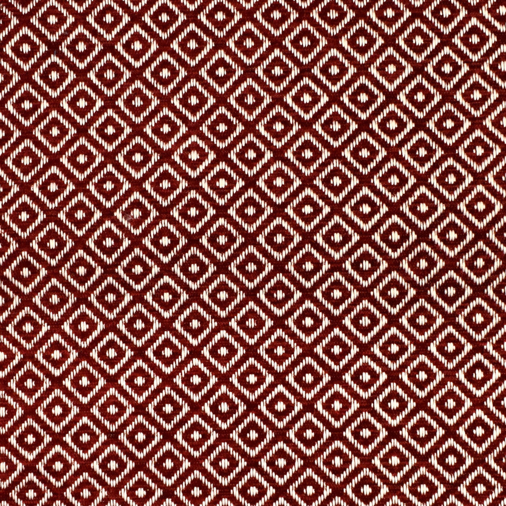 F2850 Merlot by Greenhouse Designer Fabric 100% Polyester China 30,000 </p><p>Repeat: .75" H, .75" V 58" - Swanky Fabrics -