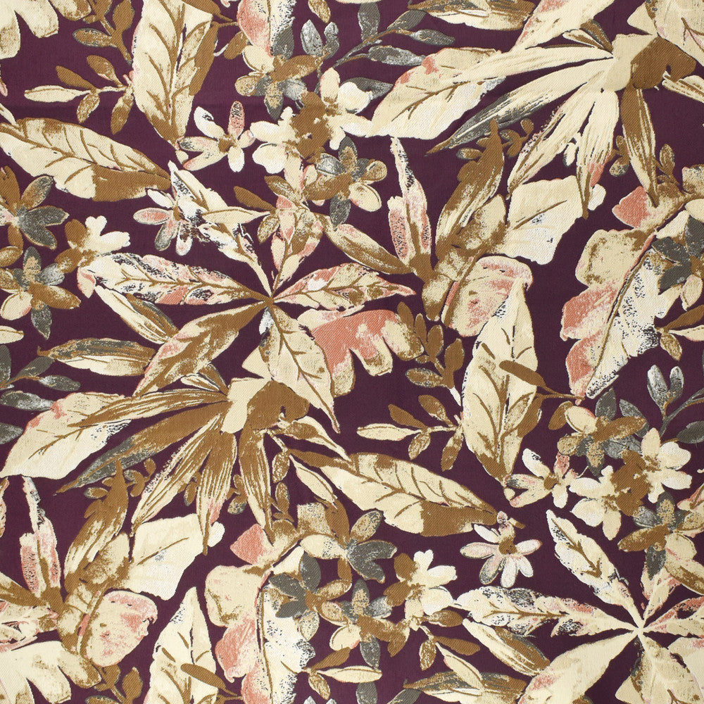 F3009 Plum by Greenhouse Designer Fabric 100% Polyester China 20,000 double rubs </p><p>Repeat: 27" H, 27" V 57" - Swanky Fabrics -