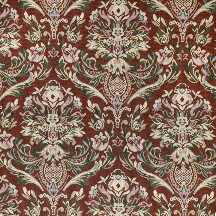 F3481 Rosewood by Greenhouse Designer Fabric 70% Polyester, 30% Cotton Mexico 50,000 </p><p>Repeat: 19.6" H, 14.9" V 54" - Swanky Fabrics -