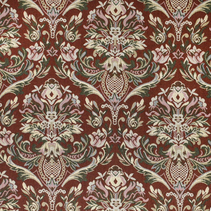 F3481 Rosewood by Greenhouse Designer Fabric 70% Polyester, 30% Cotton Mexico 50,000 double rubs </p><p>Repeat: 19.6" H, 14.9" V 54" - Swanky Fabrics -