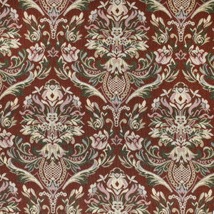Greenhouse Fabric F3481 Rosewood