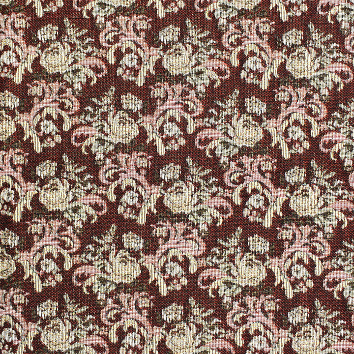 F3486 Burgundy by Greenhouse Designer Fabric 70% Polyester, 30% Cotton Mexico 50,000 </p><p>Repeat: 4.7" H, 4.3" V 54" - Swanky Fabrics -