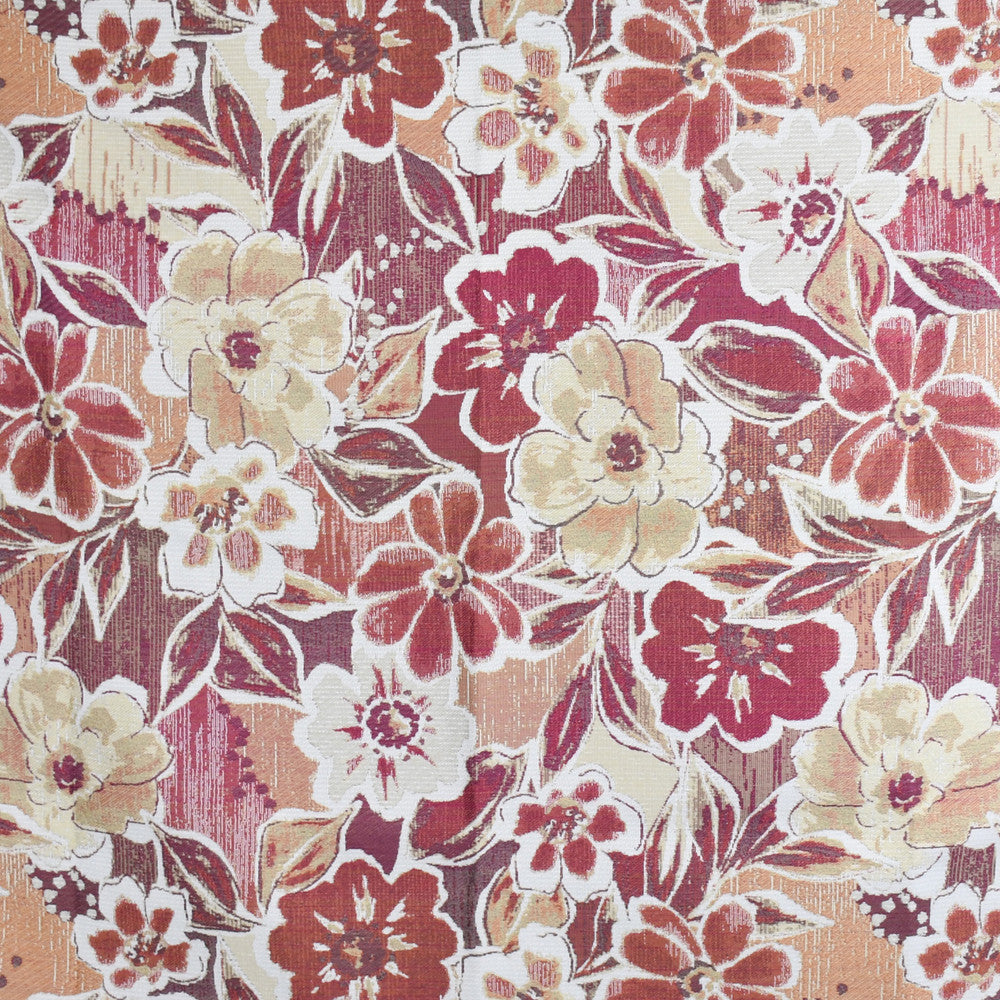 F3773 Carnelian by Greenhouse Designer Fabric 100% Polyester China 60,000 double rubs </p><p>Repeat: 28.5" H, 30.5" V 58" - Swanky Fabrics -
