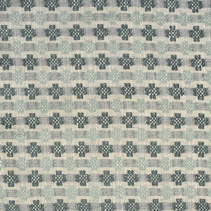 F3858 Seaglass by Greenhouse Designer Fabric 50% Viscose, 28% Polyester, 14% Linen, 8% Cotton USA 39,000 </p><p>Repeat: 1.5" H, 1.75" V 54" - Swanky Fabrics -