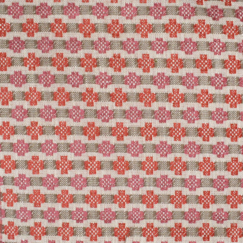 F3886 Taffy by Greenhouse Designer Fabric 50% Viscose, 28% Polyester, 14% Linen, 8% Cotton USA 39,000 </p><p>Repeat: 1.5" H, 1.75" V 54" - Swanky Fabrics -