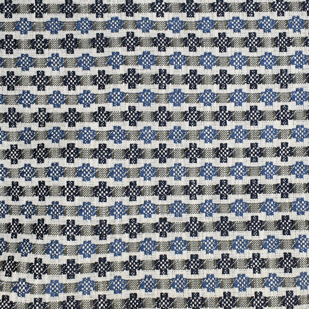 F4020 Cornflower by Greenhouse Designer Fabric 50% Viscose, 28% Polyester, 14% Linen, 8% Cotton USA 39,000 </p><p>Repeat: 1.5" H, 1.75" V 54" - Swanky Fabrics -