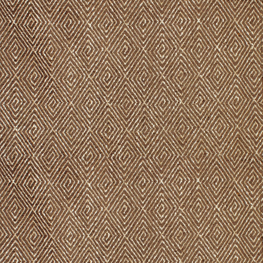 F4053 Chocolate by Greenhouse Designer Fabric F04: Performance Neutral 100% Polyester China 40,000 double rubs Performance </p><p>Repeat: 1.7" H, 2.5" V 56" - Swanky Fabrics -