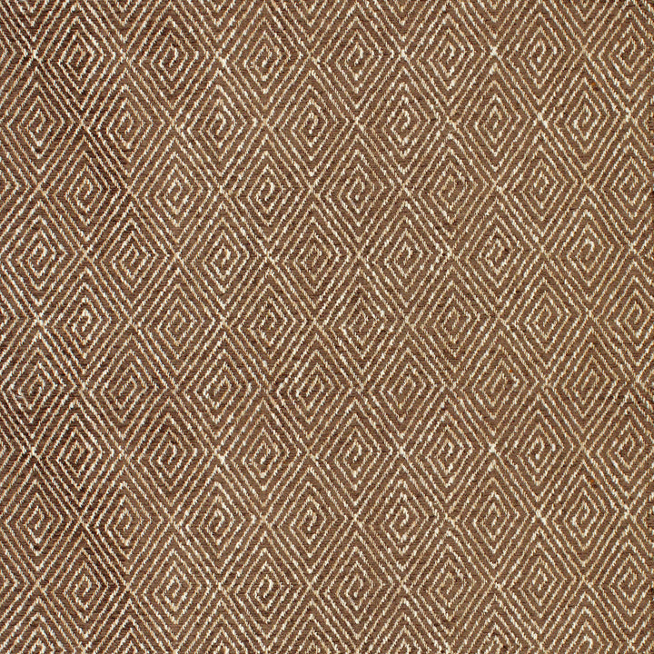 F4053 Chocolate by Greenhouse Designer Fabric F04: Performance Neutral 100% Polyester China 40,000 double rubs Performance </p><p>Repeat: 1.7" H, 2.5" V 56" - Swanky Fabrics -