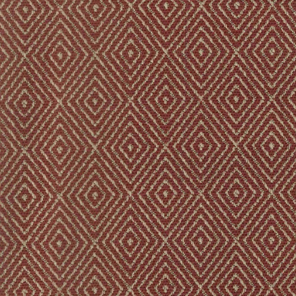 F4105 Sangria by Greenhouse Designer Fabric F05: Performance Color 100% Polyester China 40,000 double rubs Performance </p><p>Repeat: 2.25" H, 3.25" V 56" - Swanky Fabrics -