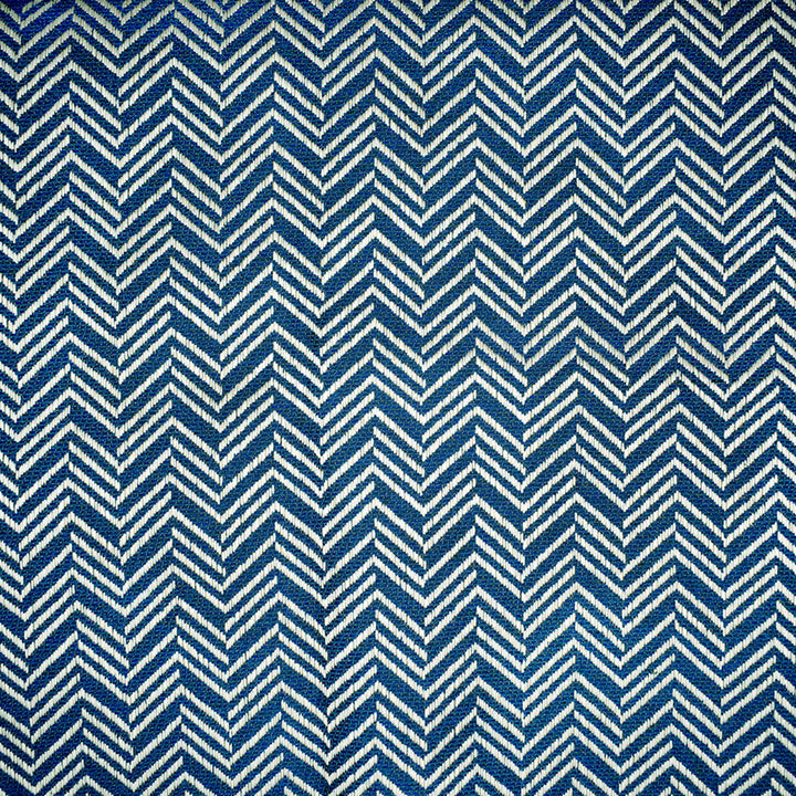 F4127 Indigo by Greenhouse Designer Fabric F05: Performance Color 100% Polyester China 50,000 double rubs Performance </p><p>Repeat: 2" H, 1.5" V 56" - Swanky Fabrics -