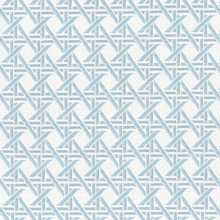 F4587 Spa by Greenhouse Designer Fabric 100% Solution-Dyed Polyester China 50,000 </p><p>Repeat: 1.23" H, 1.23" V 56" - Swanky Fabrics -