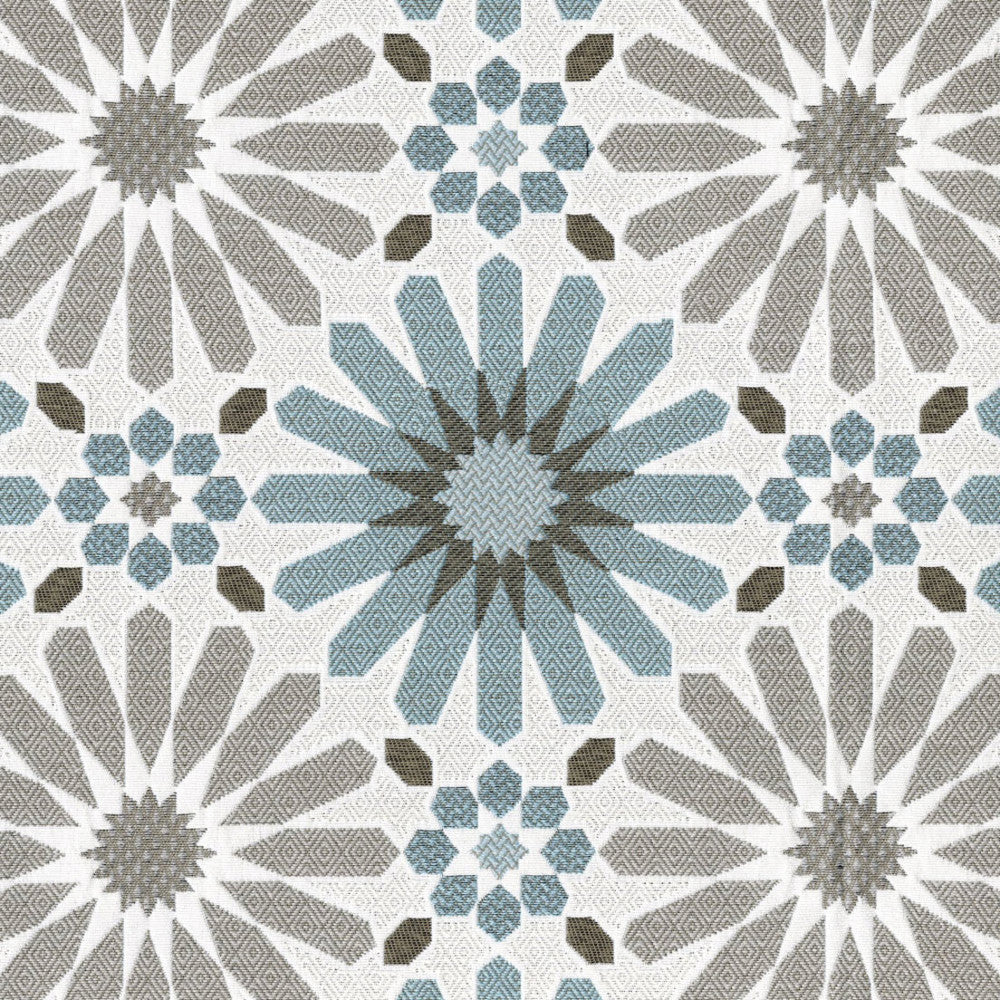 F4588 Mariner by Greenhouse Designer Fabric 100% Solution-Dyed Polyester China 30,000 </p><p>Repeat: 9.63" H, 9.75" V 56" - Swanky Fabrics -