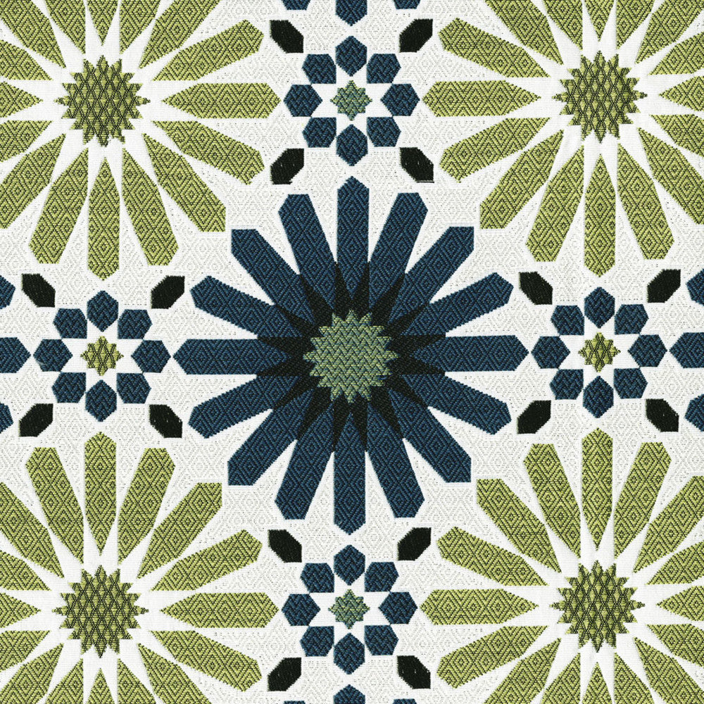 F4596 Lagoon by Greenhouse Designer Fabric 100% Solution-Dyed Polyester China 30,000 </p><p>Repeat: 9.63" H, 9.75" V 56" - Swanky Fabrics -