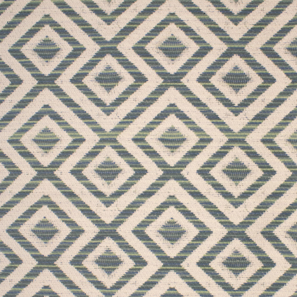 F5143 Aqua by Greenhouse Designer Fabric 100% Polyester Mexico 40,000 </p><p>Repeat: 4.7" H, 3.5" V 54" - Swanky Fabrics -
