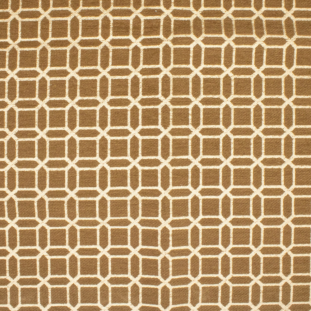 F5201 Mocha by Greenhouse Designer Fabric 100% Polyester Mexico 40,000 </p><p>Repeat: 2" H, 14" V 54" - Swanky Fabrics -