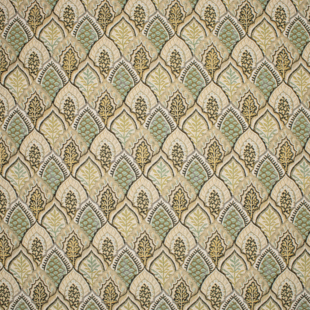 F5647 Seafoam by Greenhouse Designer Fabric 100% Polyester Spain 18,000 </p><p>Repeat: 3.5" H, 4.49" V 55" - Swanky Fabrics -