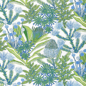 Thibaut Fabric Protea Print Kiwi F81765