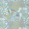 Thibaut Fabric PROTEA PRINT - Spa Blue