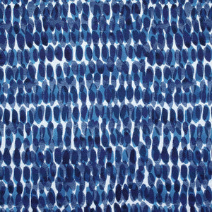 Thibaut Fabric Rain Water Navy F910094