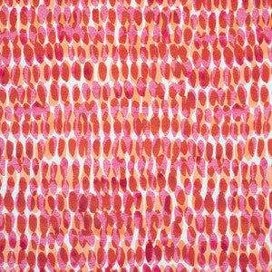 Thibaut Fabric Rain Water Pink and Coral F910095