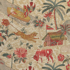 Thibaut Fabric Tiger Reserve Wheat F910233