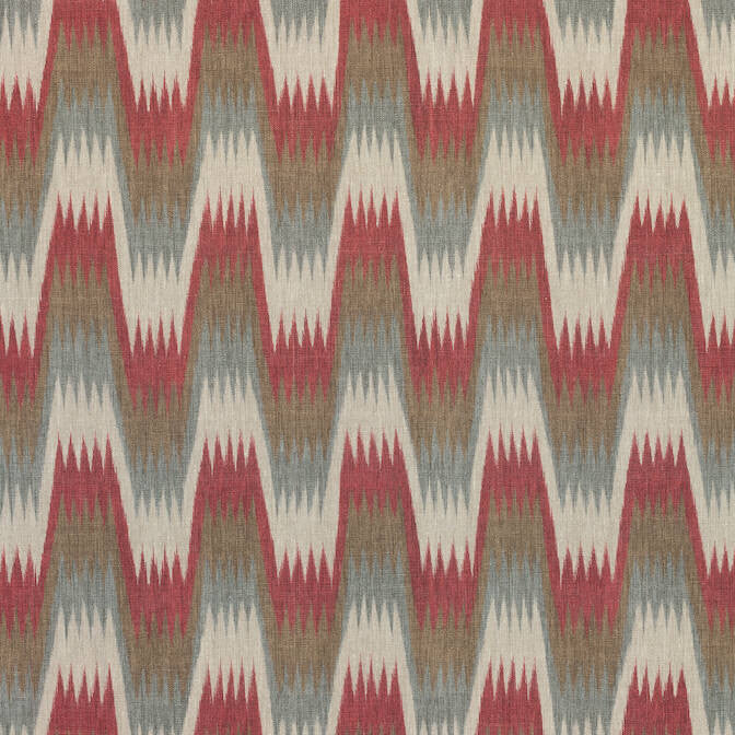 Stockholm Chevron Red and Grey F910243 by Thibaut Fabric Thibaut Fabric Stockholm Chevron Red and Grey F910243Fabric Colony Fabric Book 100% Linen THAILAND </p><p>Repeat: V: 8 54 - Fabric Carolina -