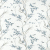 Thibaut Fabric VIRGINIA - Cream and Aqua