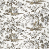 Thibaut Fabric FOREST LODGE - Brown and White