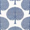Thibaut Fabric Mulberry Tree Navy F910603