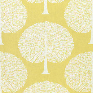 Thibaut Fabric Mulberry Tree Yellow F910605