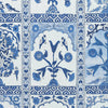 Thibaut Fabric Indian Panel Blue F910629