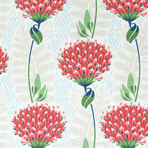 Thibaut Fabric Tiverton Red F910647