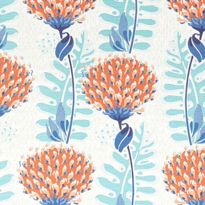 Tiverton Coral F910649 by Thibaut Fabric Thibaut Fabric Tiverton Coral F910649Fabric Ceylon Fabric 60% Linen, 30% Cot, 10% Nylon UNITED KINGDOM </p><p>Repeat: V: 24 54 - Fabric Carolina -