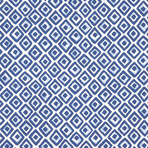 Thibaut Fabric Indian Diamond Blue F910660